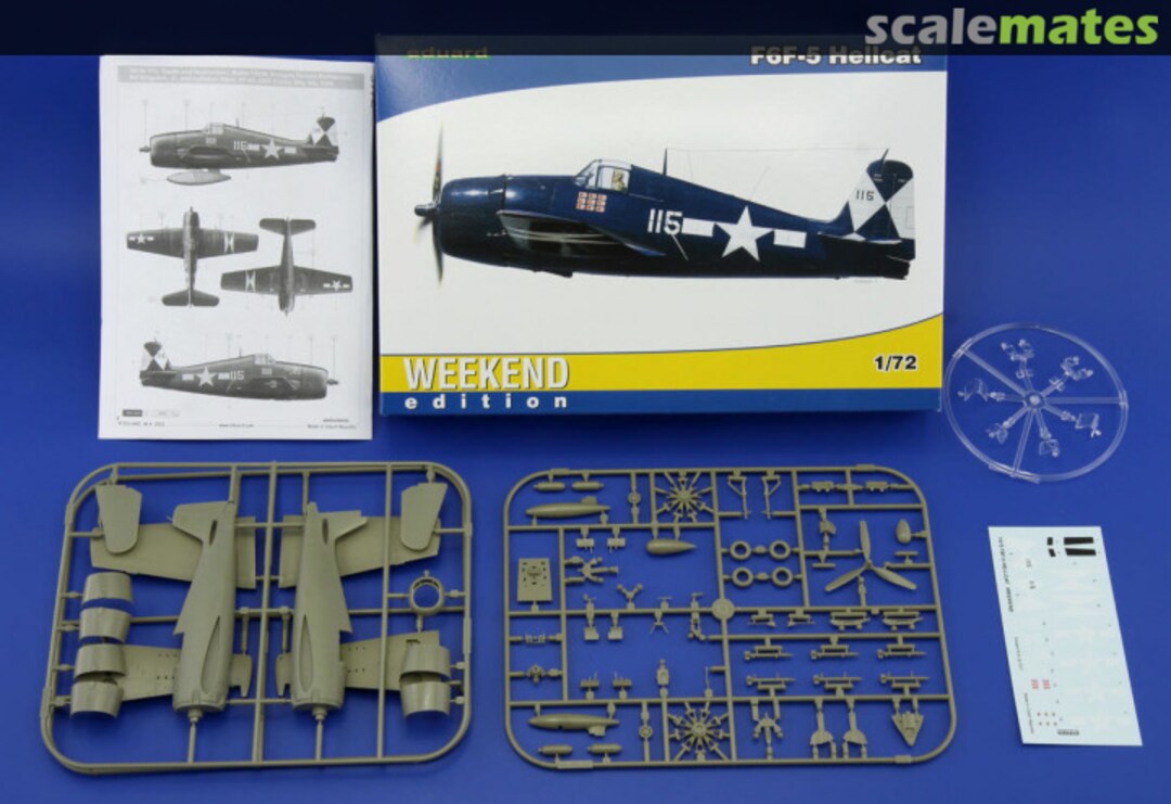 Contents F6F-5 Hellcat 7415 Eduard