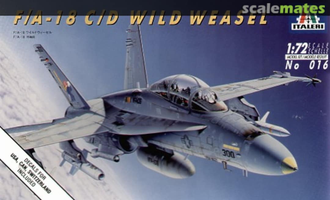 Boxart F/A-18 C/D Wild Weasel 016 Italeri