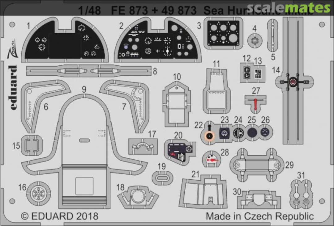 Boxart Sea Hurricane Mk.Ib FE873 Eduard