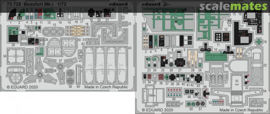 Boxart Beaufort Mk.I AIRFIX 73725 Eduard