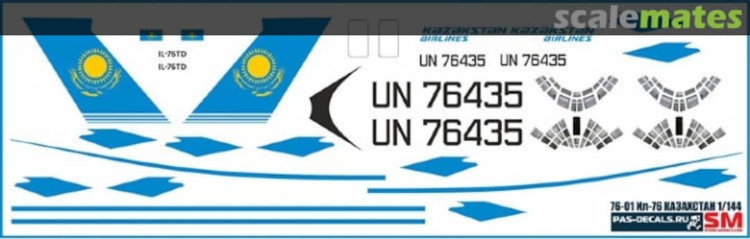 Boxart Il-76 76-01 Pas Decals