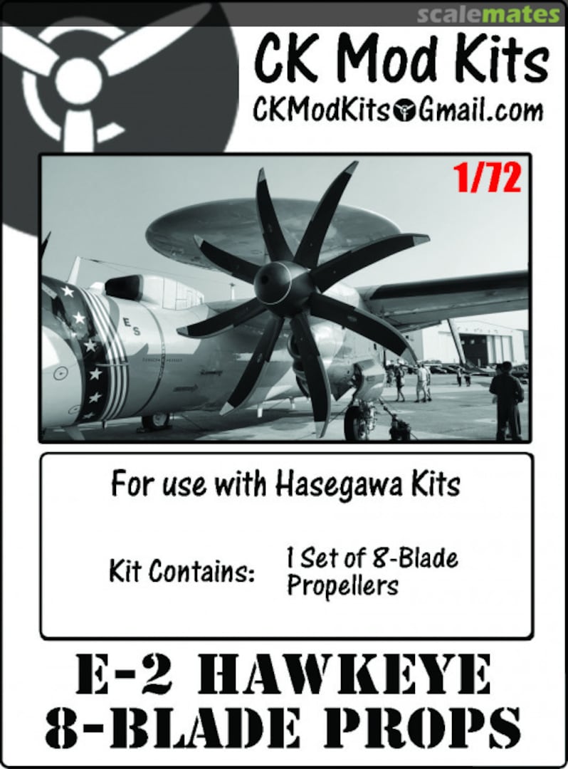 Boxart E-2 Hawkeye 8-Blade Props CK2301 CK Mod Kits