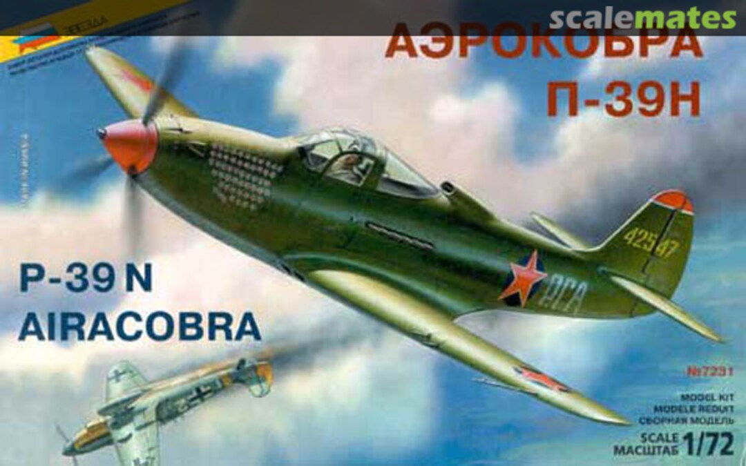 Boxart P-39N Airacobra 7231 Zvezda