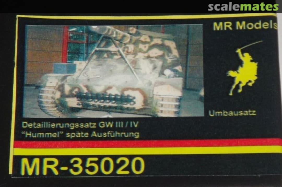 Boxart Geschützwagen III/IV Hummel update MR-35020 MR Modellbau