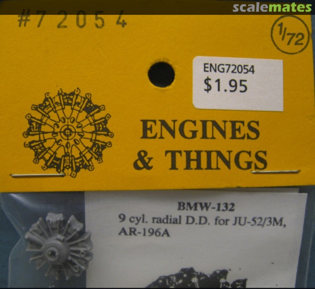 Boxart BMW-132 9 cyl. Radial Engine 72054 Engines & Things