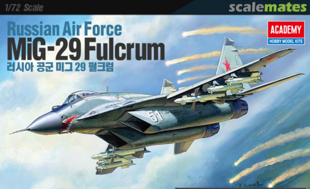 Boxart MiG-29 Fulcrum 12552 Academy