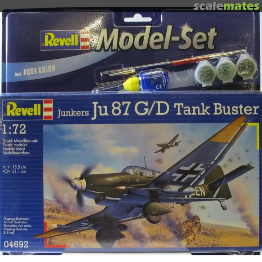 Boxart Junkers Ju 87 G/D Tank Buster 64692 Revell