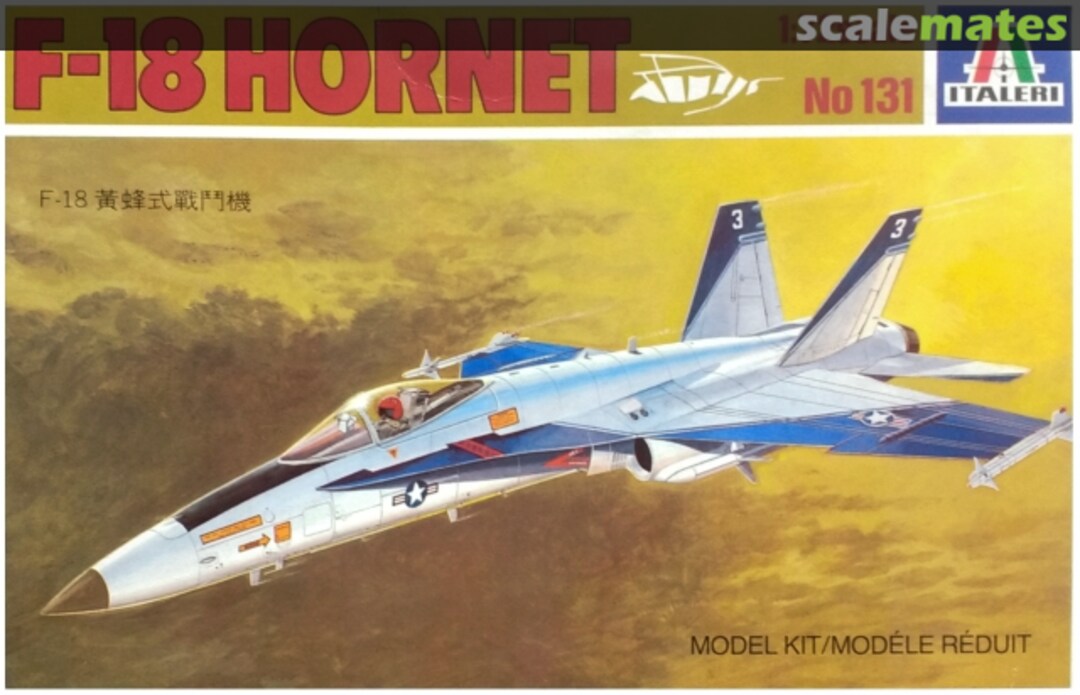 Boxart F-18 Hornet 131 Italeri