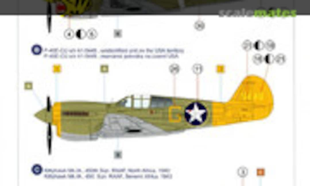 1:48 P-40E/Kittyhawk Mk.I (AVI Print 48009)