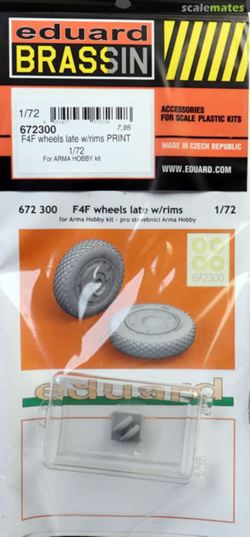 Boxart F4F wheels late w/rims 672300 Eduard