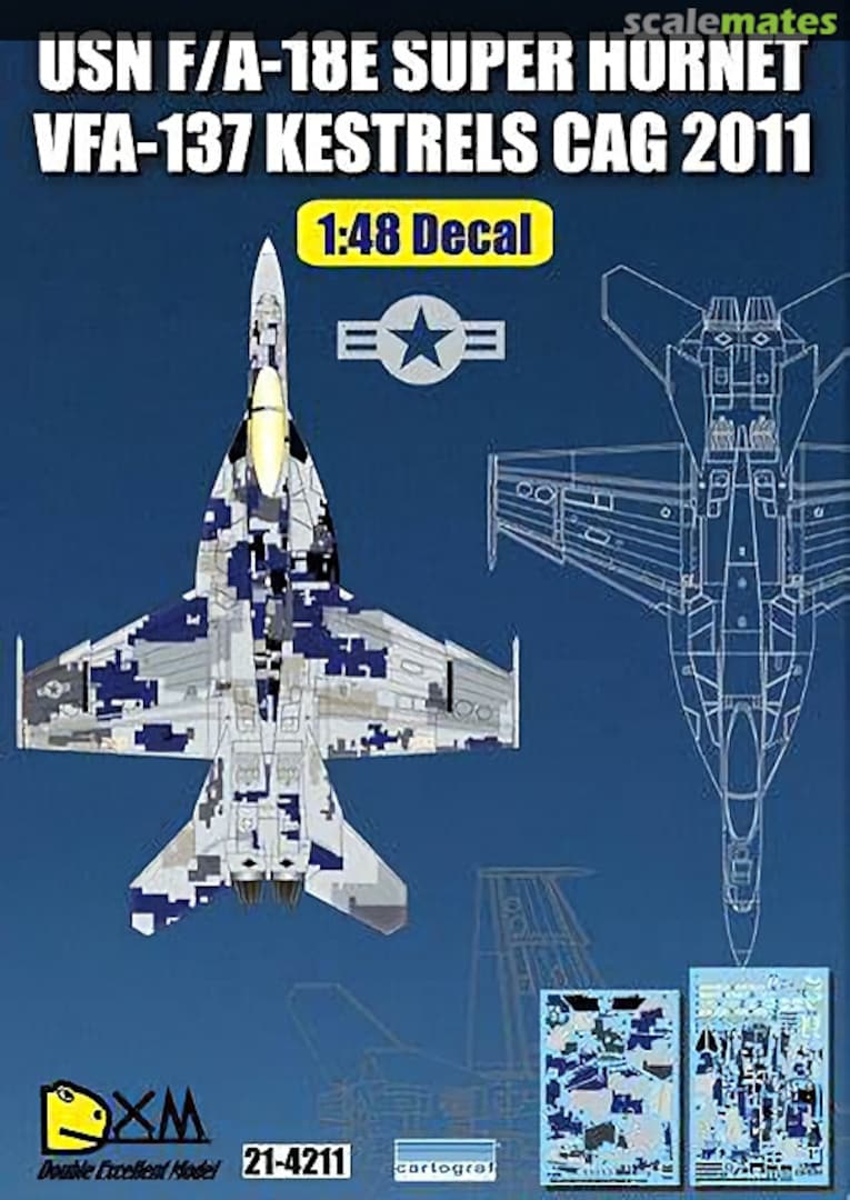 Boxart USN F/A-18E Super Hornet 21-4211 DXM Decals