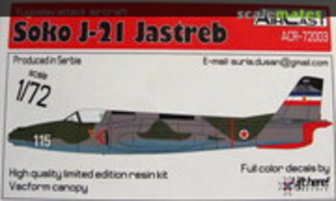 1:72 Soko J-21 Jastreb (Air Cast Resin ACR-72003)