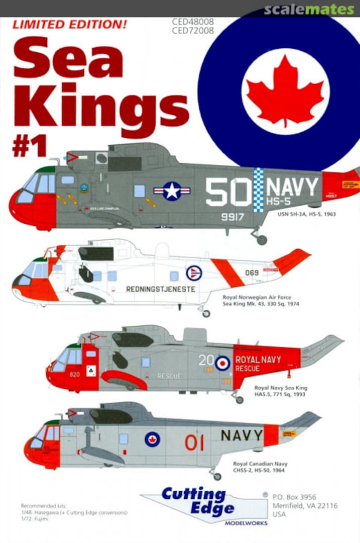 Boxart Sea Kings #1 CED48008 Cutting Edge Modelworks