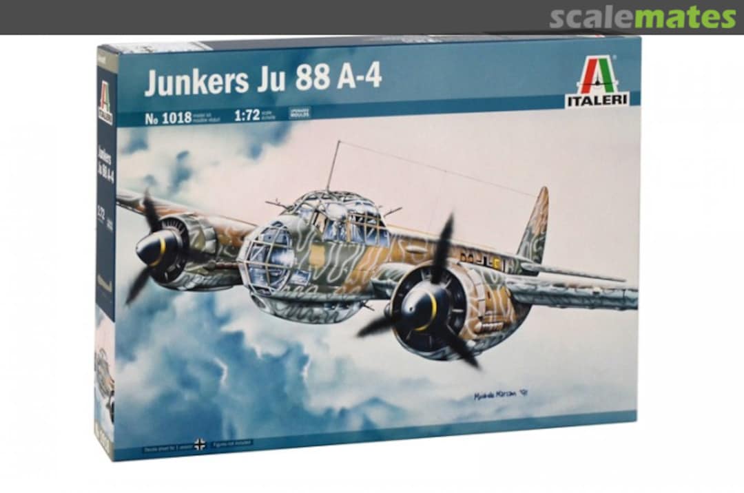 Boxart Junkers Ju 88 A-4 1018 Italeri