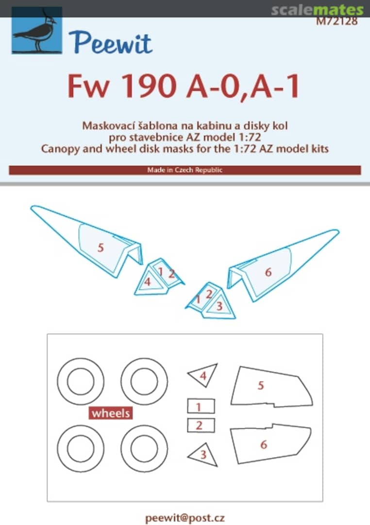 Boxart Fw-190 A-0, A-1 M72128 Peewit