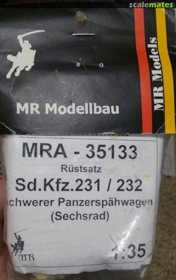 Boxart Sd.Kfz. 231 & 232 Sechsrad Details MRA-35133 MR Modellbau