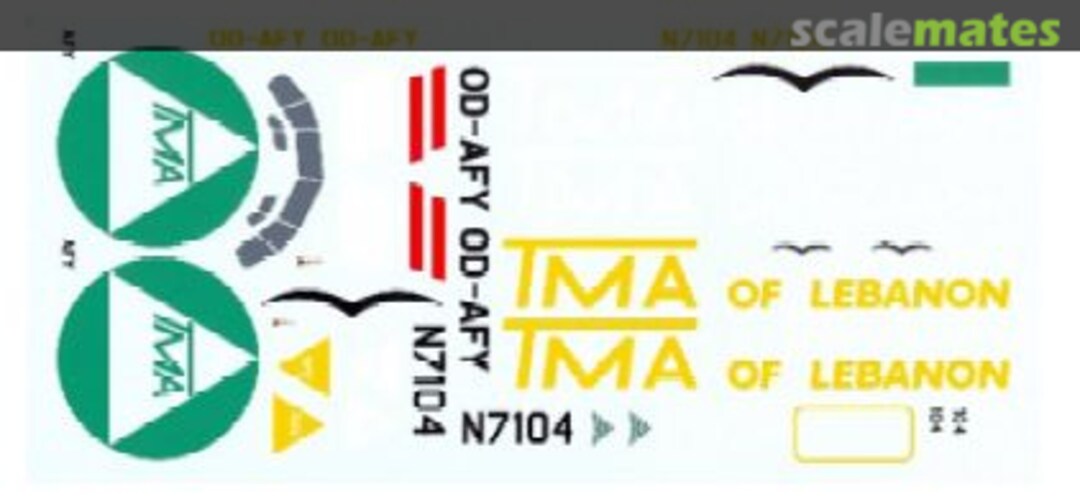 Boxart Boeing 707-327C FP72-49 Flightpath Decals