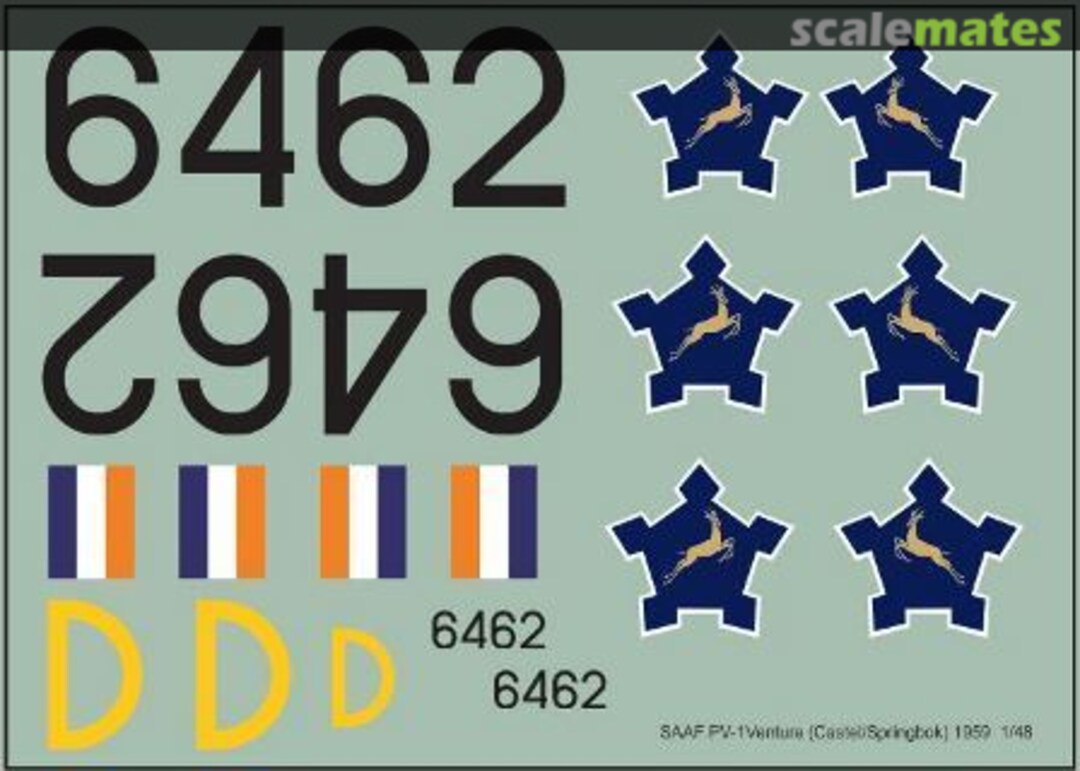 Boxart SAAF PV-1 Venture MAV-720284 MAV Decals