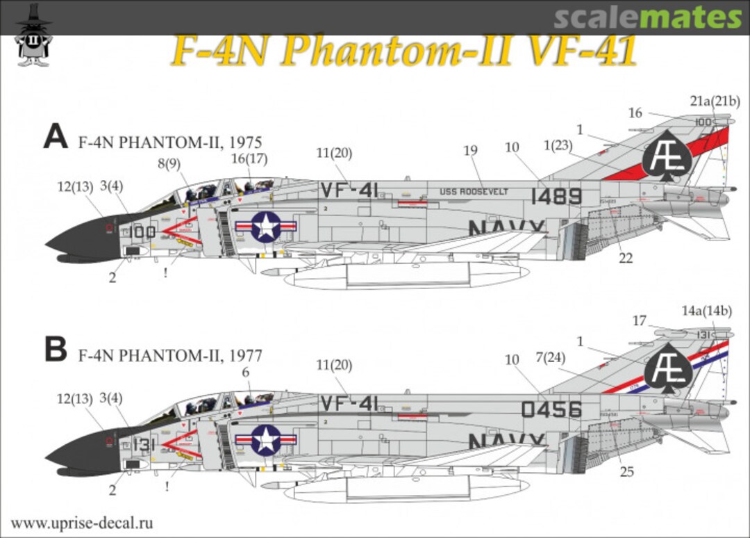 Boxart F-4N Phantom-II VF-41 UR1448 UpRise