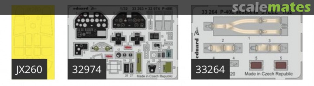 Contents P-40E part I TRUMPETER BIG33122 Eduard