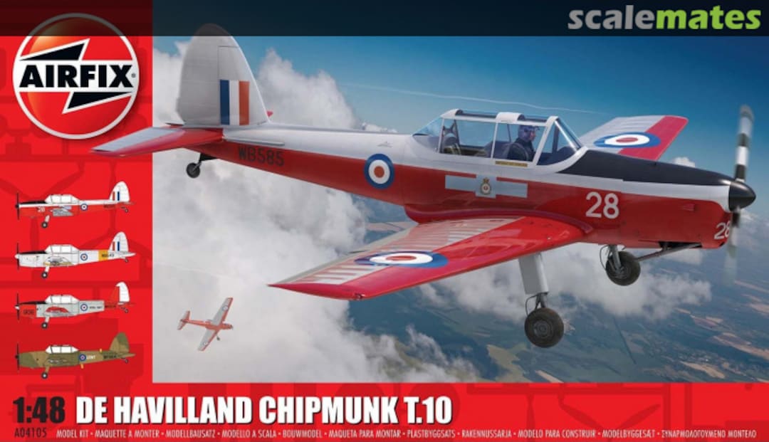 Boxart de Havilland Chipmunk T.10 A04105 Airfix