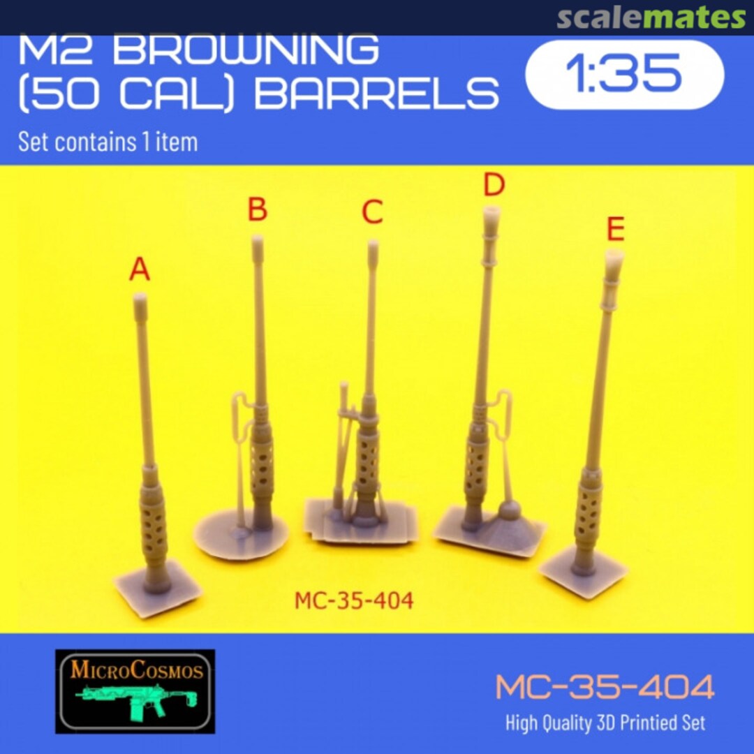 Boxart Browning M2 .50 Caliber Barrels MC-35-404 3D MicroCosmos