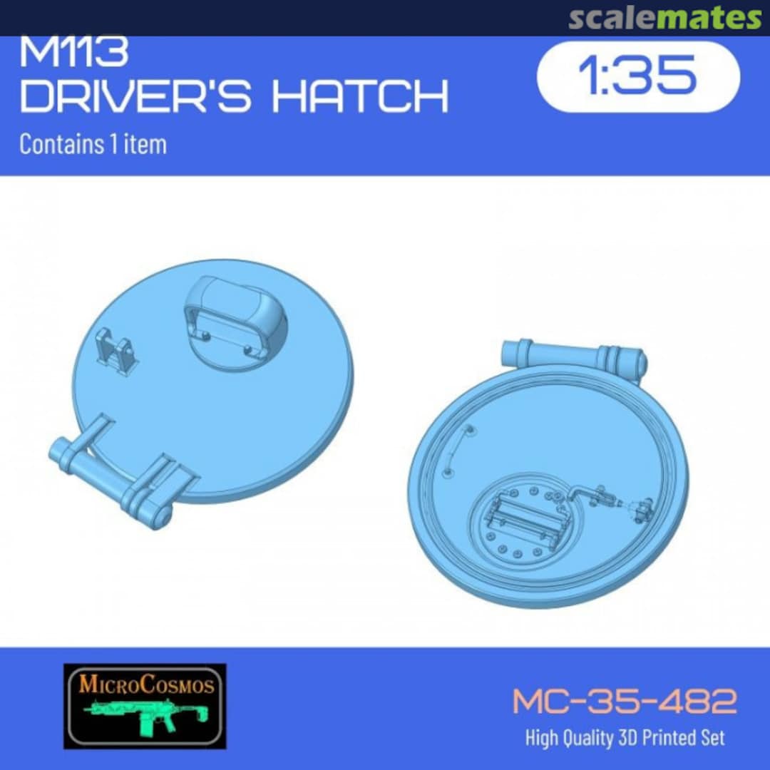 Boxart M113 Driver's Hatch MC-35-482 3D MicroCosmos