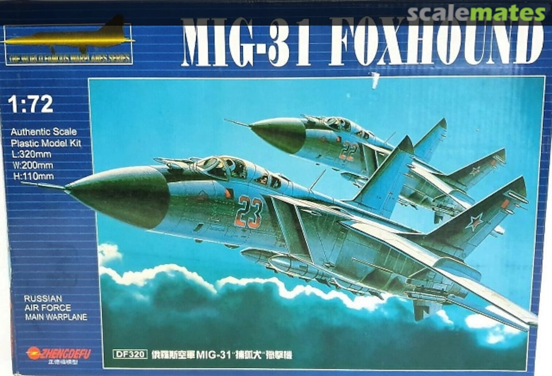 Boxart MiG-31 Foxhound DF320 Zhengdefu