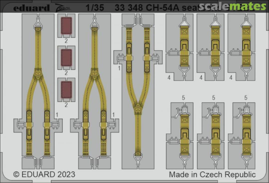 Boxart CH-54A seatbelts 33348 Eduard