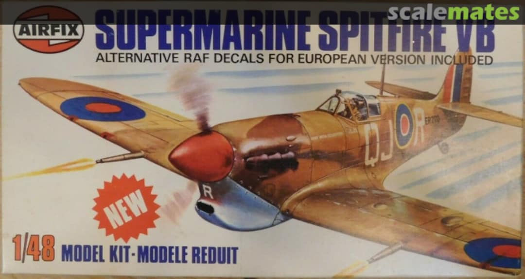 Boxart Supermarine Spitfire VB 04100-1 Airfix