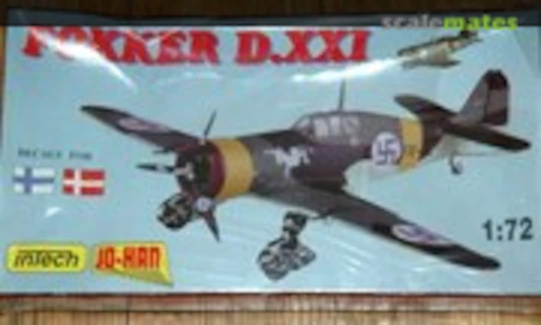 1:72 Fokker D.XXI (Intech/Jo-Han T01,A108)