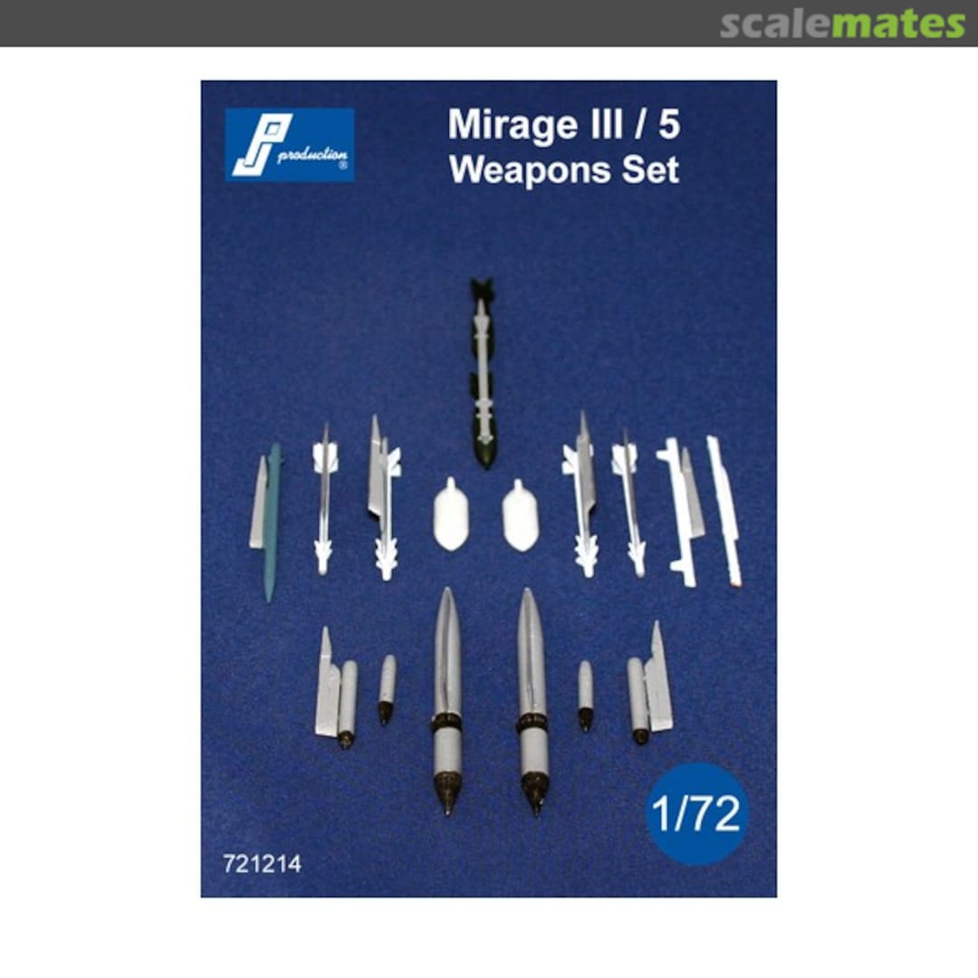 Boxart Mirage III/5 Weapons Set 721214 PJ Production