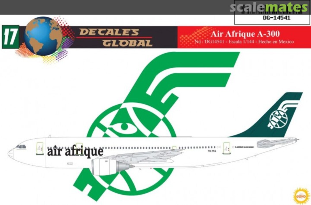 Boxart AIR AFRIQUE A300-600 DG14541 Decales Global