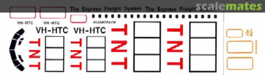 Boxart Boeing 707-330C FP72-30 Flightpath Decals