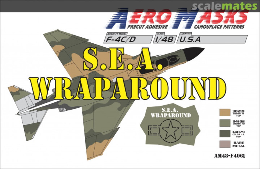 Boxart F-4C/D USA SEA Wraparound AM48-F406 AeroMasks