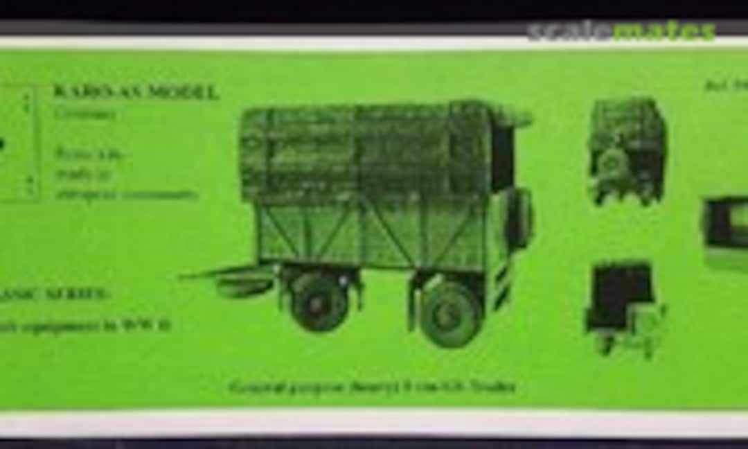 1:35 General Purpose (Heavy) 3-Ton GS Trailer (Karo As KA-608)