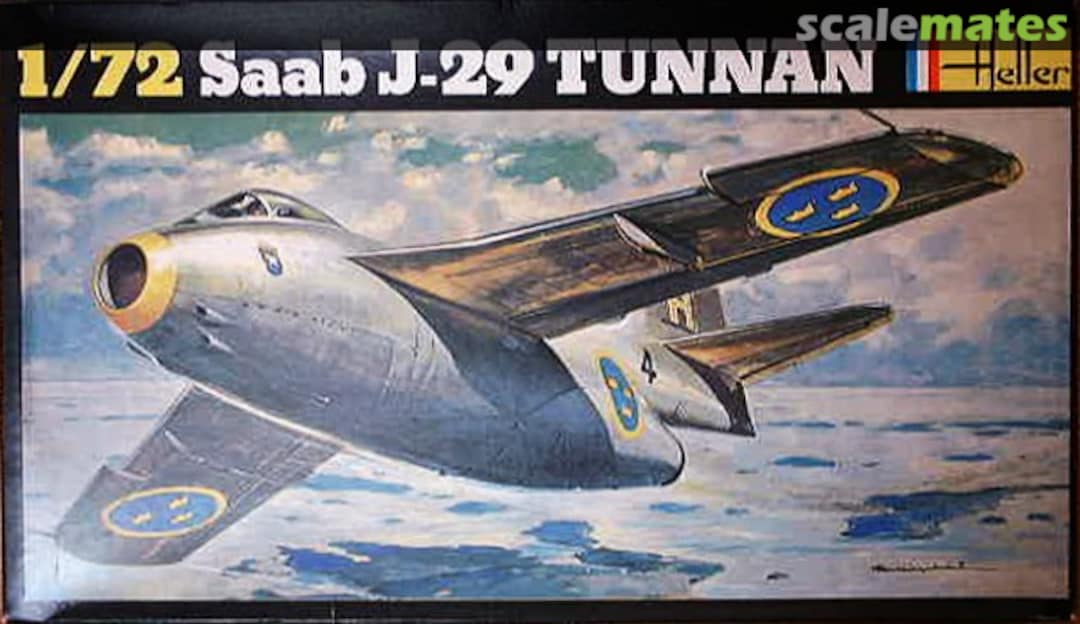 Boxart Saab J-29 Tunnan 260 Heller