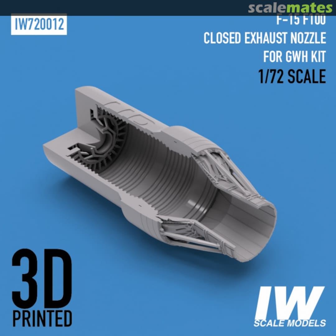 Boxart F-15 Eagle - F100 Jet Engine Nozzle (Closed) IW720012 IW Scale Models