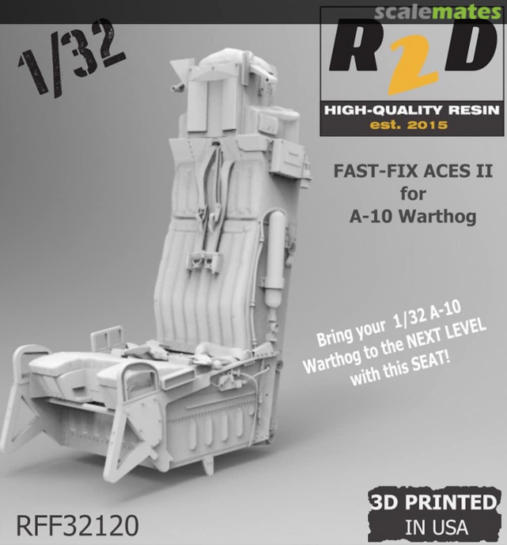 Boxart Fast Fix ACES II Ejection Seat RFF32120 Resin 2 Detail