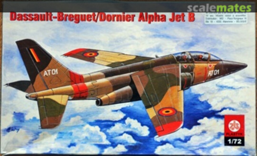 Boxart Dassault-Breguet/Dornier Alpha Jet B S147 ZTS Plastyk