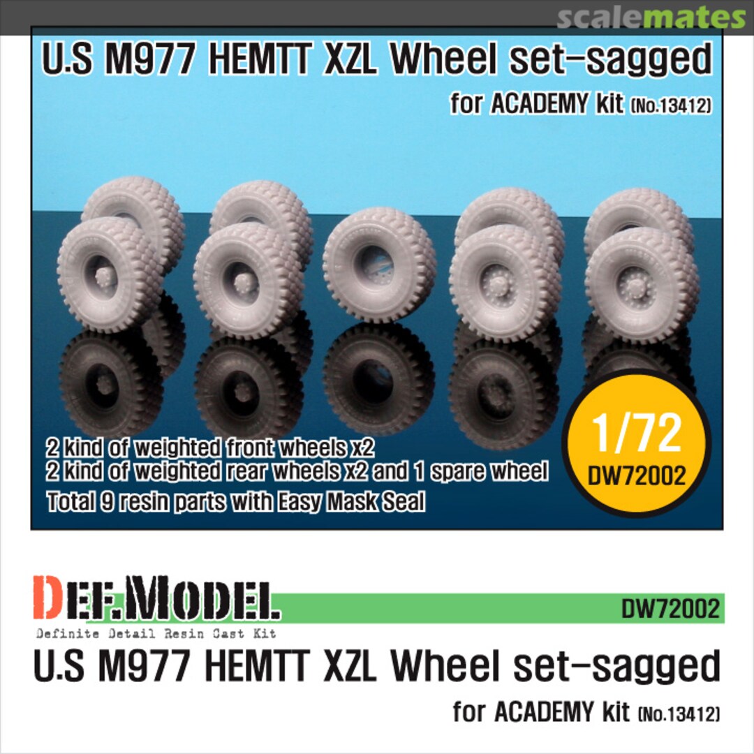 Boxart M977 HEMTT 'XZL' Sagged Wheel set DW72002 Def.Model