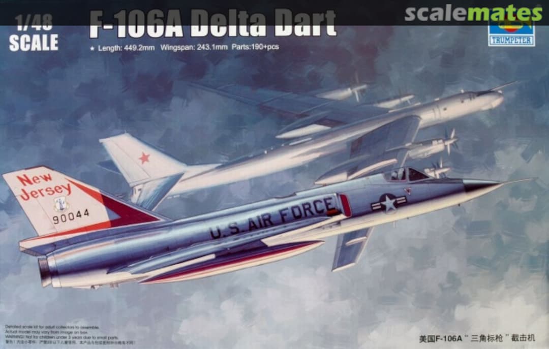 Boxart F-106A Delta Dart 02891 Trumpeter