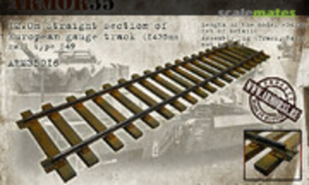 Railway Track S49 (1435mm) (Armor35 ARM35016)