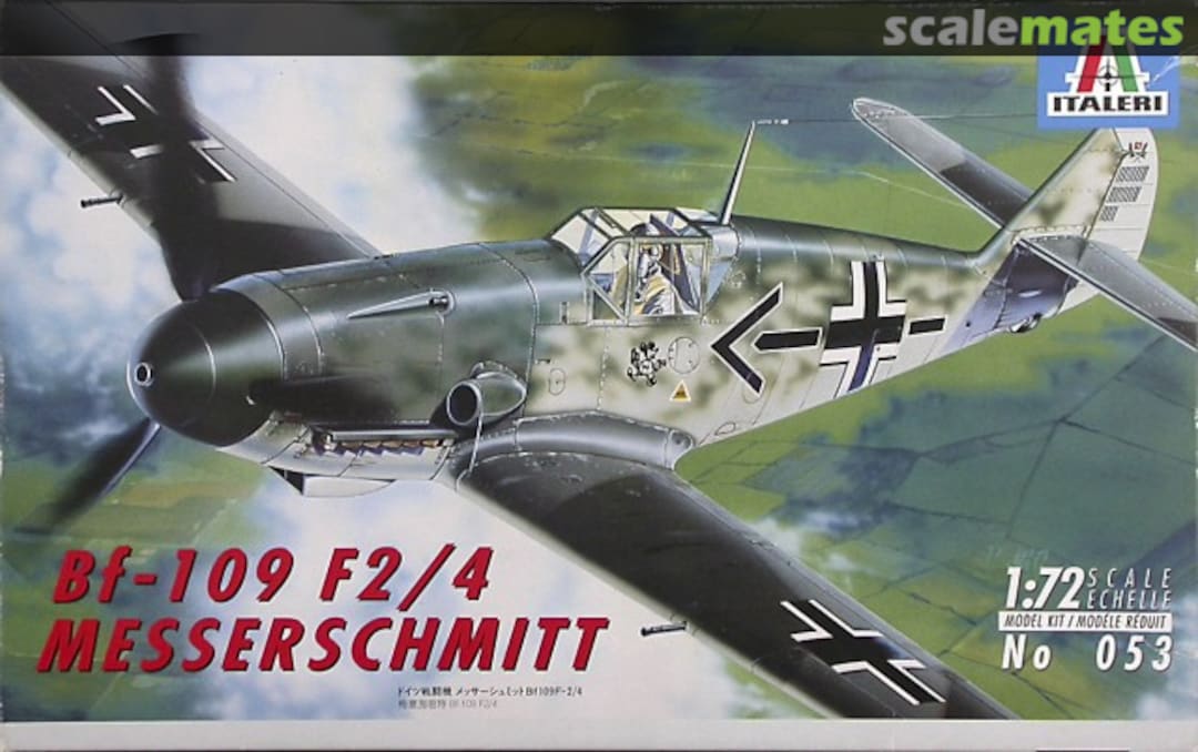 Boxart Bf-109 F2/4 Messerschmitt 053 Italeri