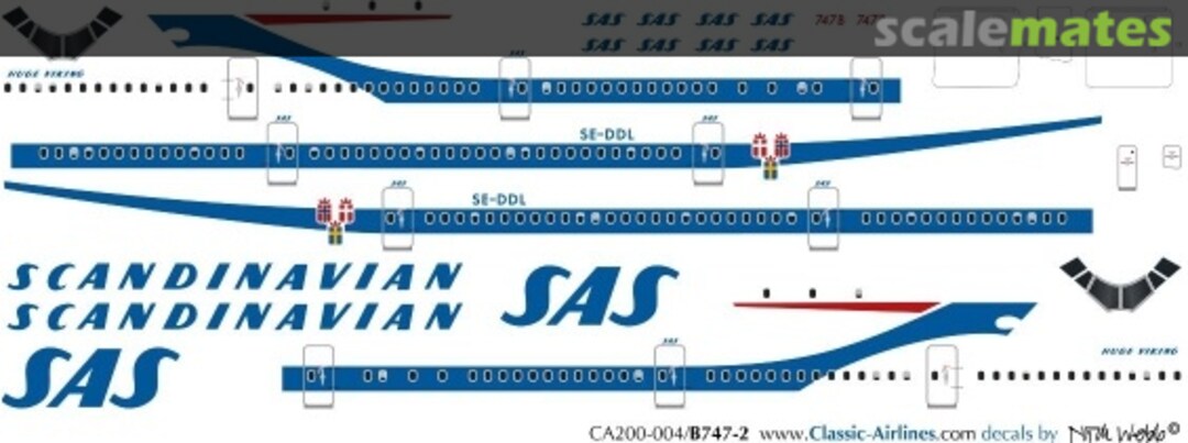 Boxart SAS 747 CA200-004 Classic Airlines