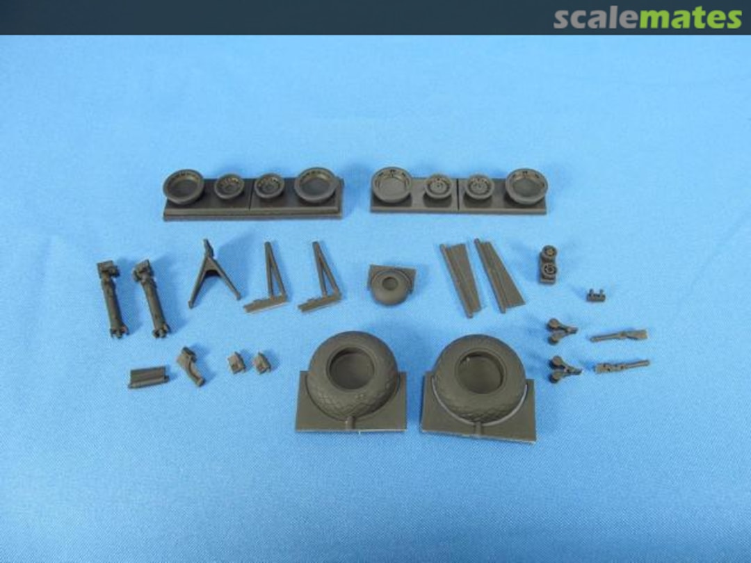 Boxart B-17. Wheels uncovered MDR4866 Metallic Details