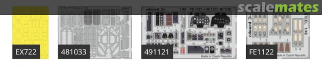 Contents Bf 110E DRAGON BIG49271 Eduard