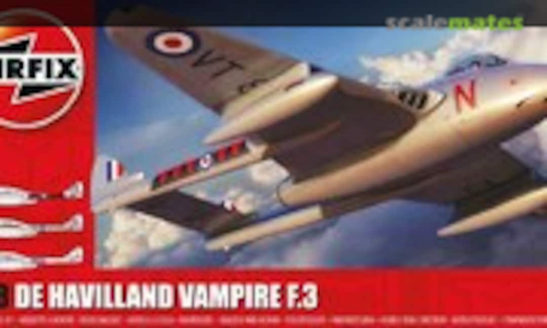 1:48 De Havilland Vampire F.3 (Airfix A06107)