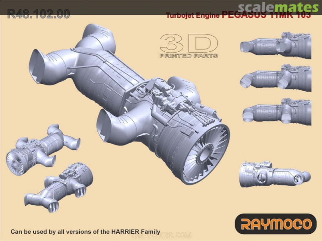 Boxart Turbo Jet Engine PEGASUS 11MK 103 R48.102.00 Raymoco