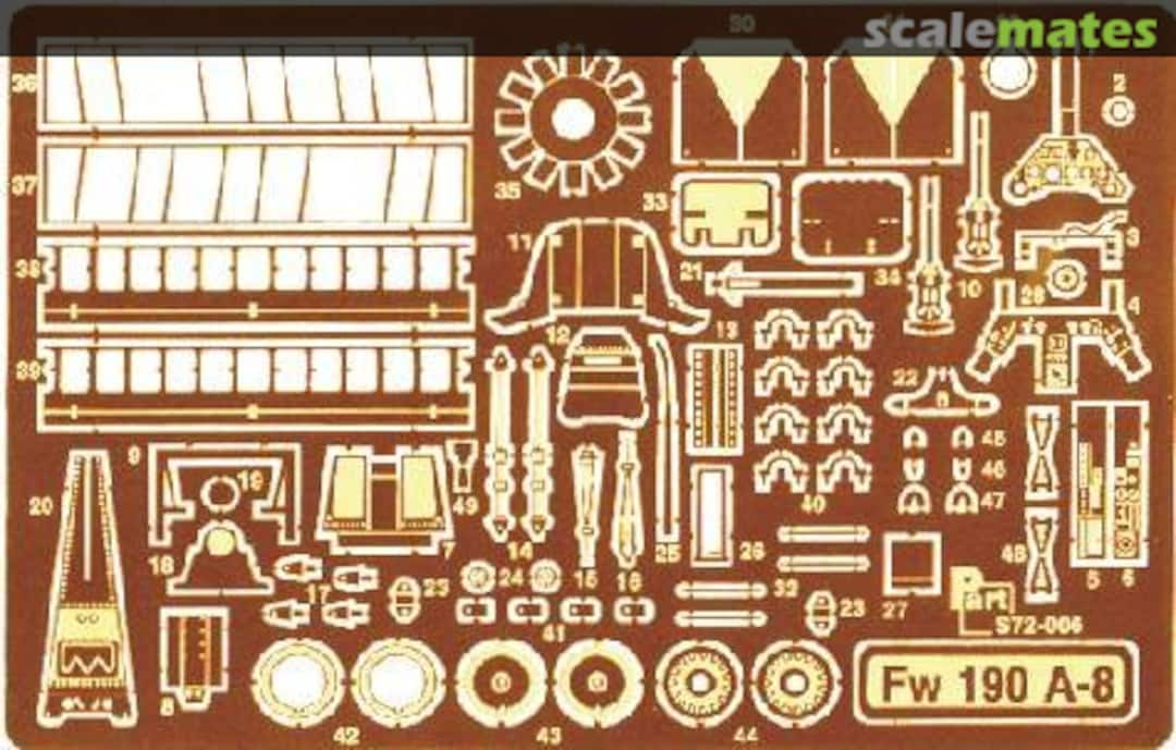 Boxart Focke Wulf Fw 190A-8 S72-006 Part